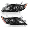 Black Projector Headlight Assembly Pair Q600637