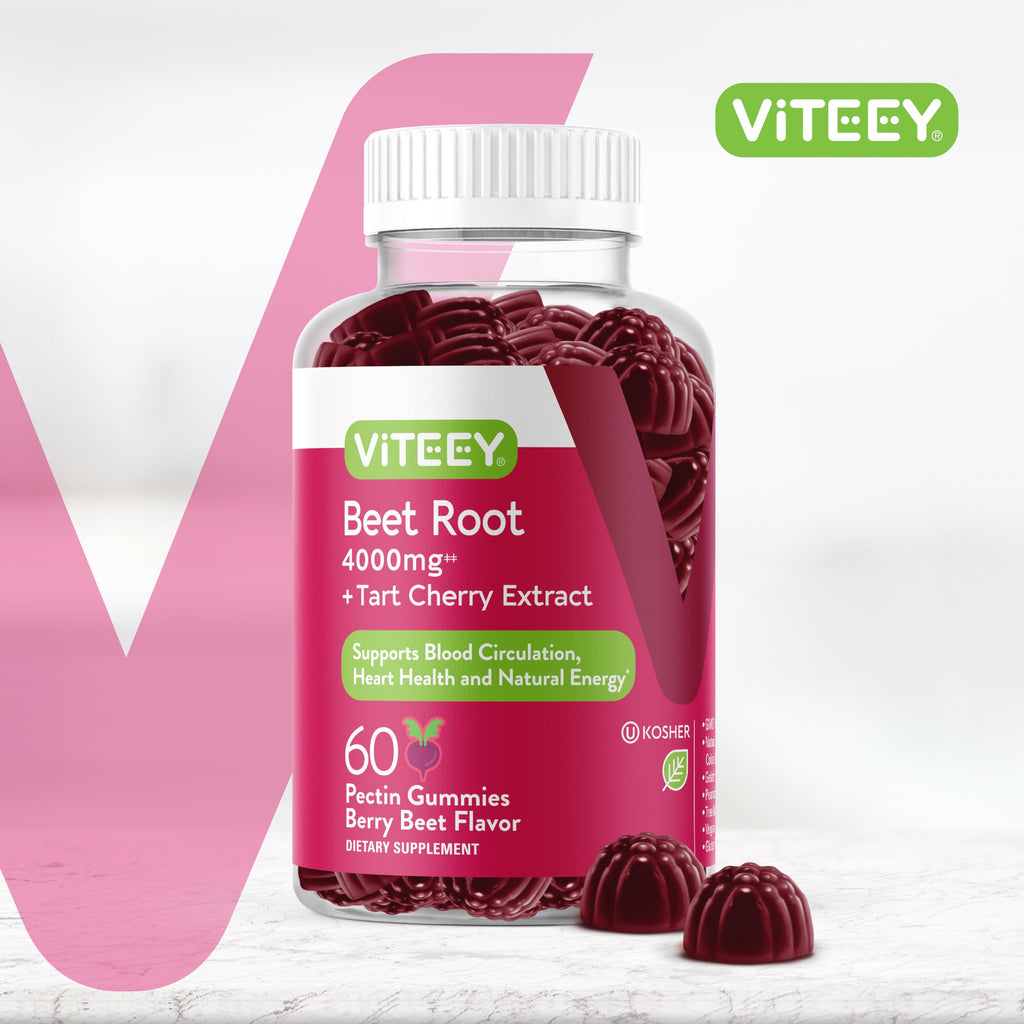 Beet Root Gummies 4000mg & Tart Cherry T528011