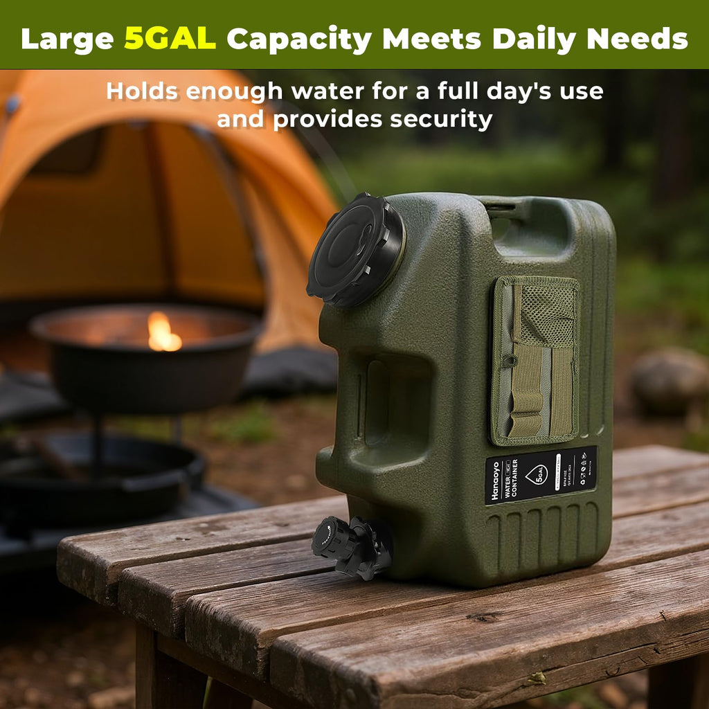 5 Gallon BPA Free Water Container with Spigot K110326