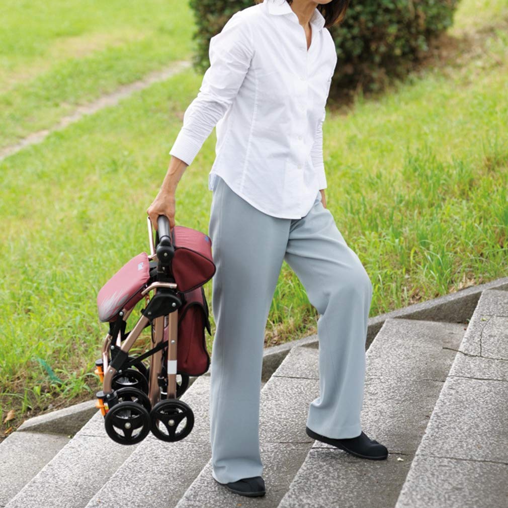 4 Wheels Foldable Rollator Walker with Seat C977124