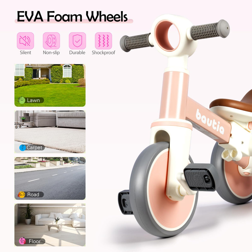 5 in 1 Toddler Bike with Push Handle E918389