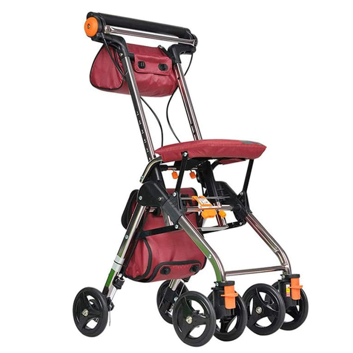 4 Wheels Foldable Rollator Walker with Seat C977124
