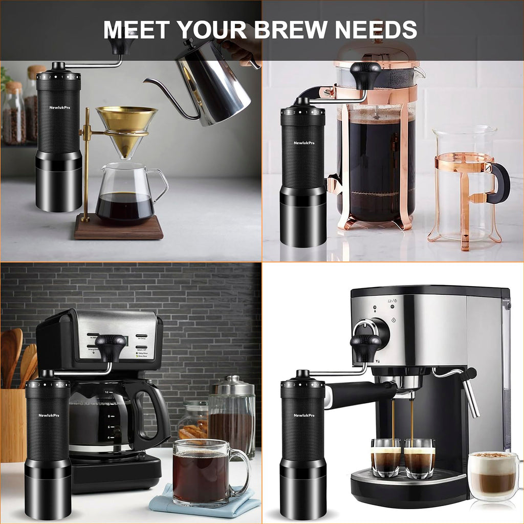 Manual Coffee Grinder, Titanium Conical Burr, 35g Capacity D42731