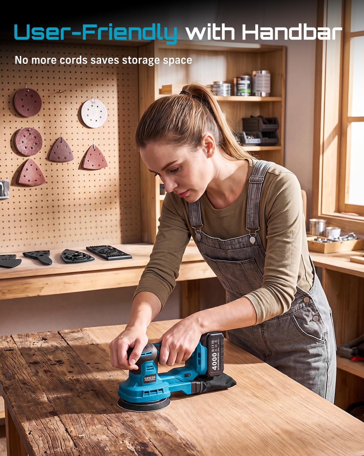 6 Speed Cordless Random Orbit Sander N12004