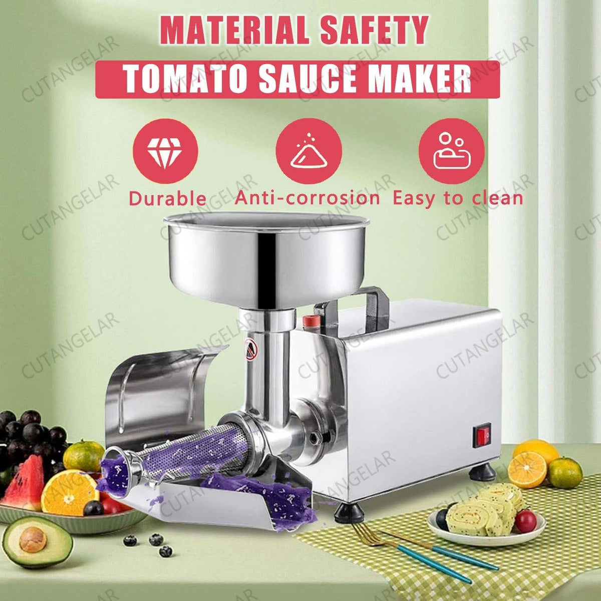 450W Large Capacity Stainless Steel Jam Machine U65987