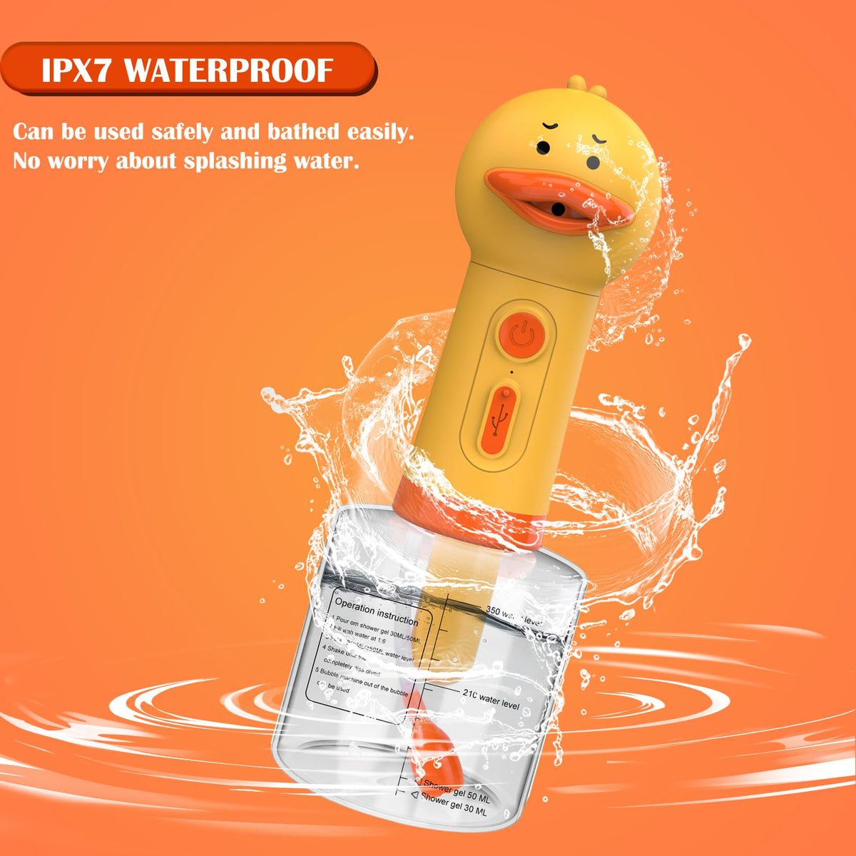 Electric Foaming Shampoo Dispenser V38327