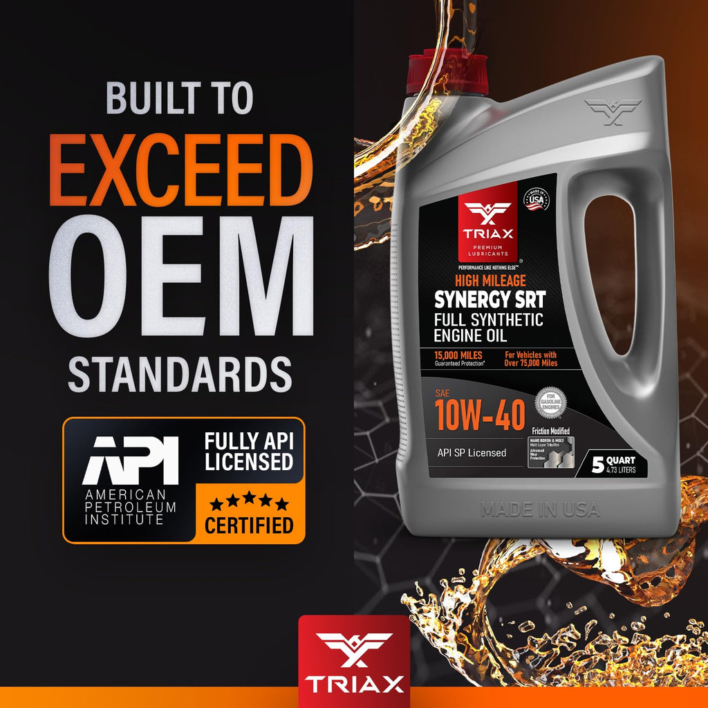 10W-40 Full Synthetic Engine Oil 5 Quart S911