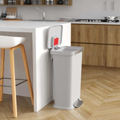 13.2 Gal Step Pedal Kitchen Trash Can with Odor Filter K51502
