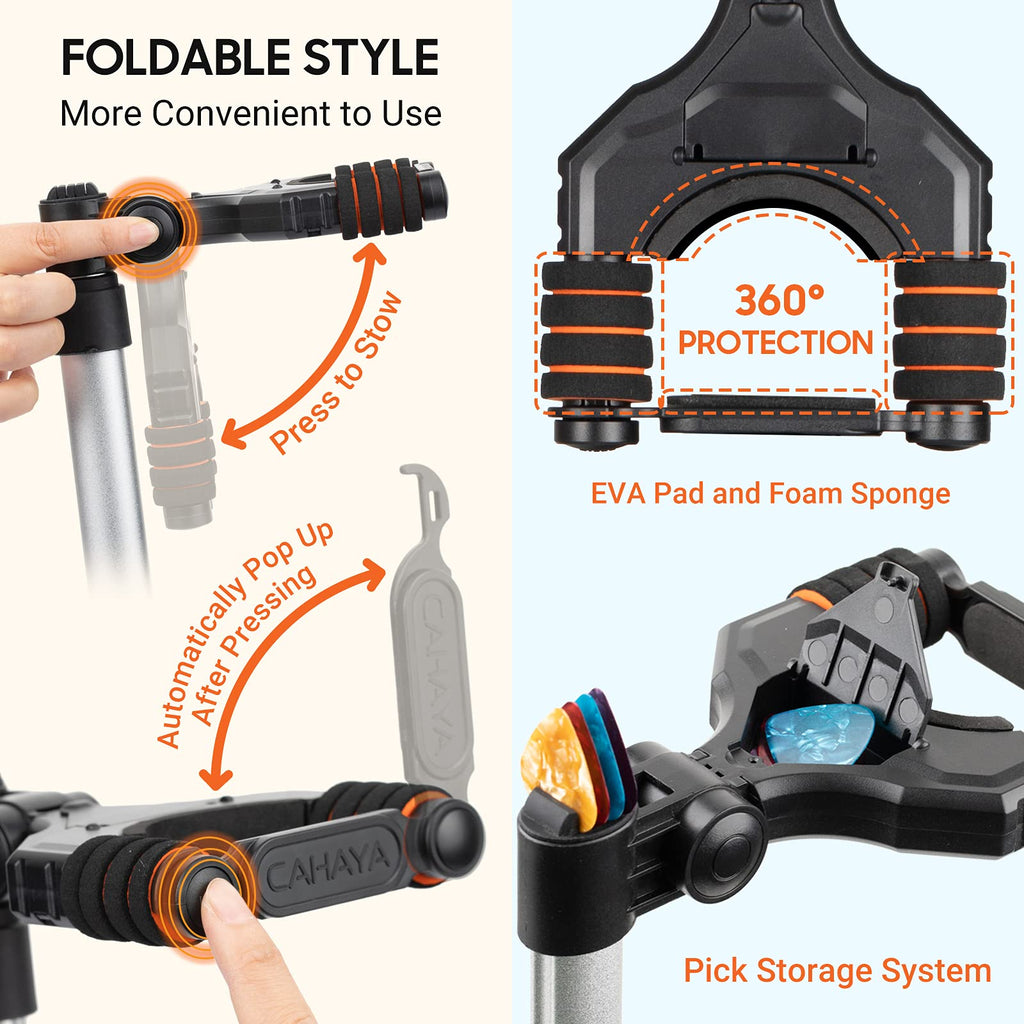 Adjustable Folding Guitar Stand C565424