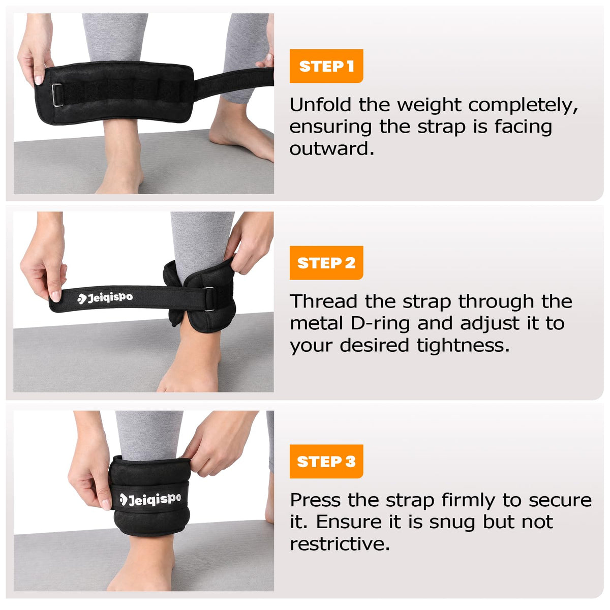Ankle Weights 1 Pair with Adjustable Straps G922597