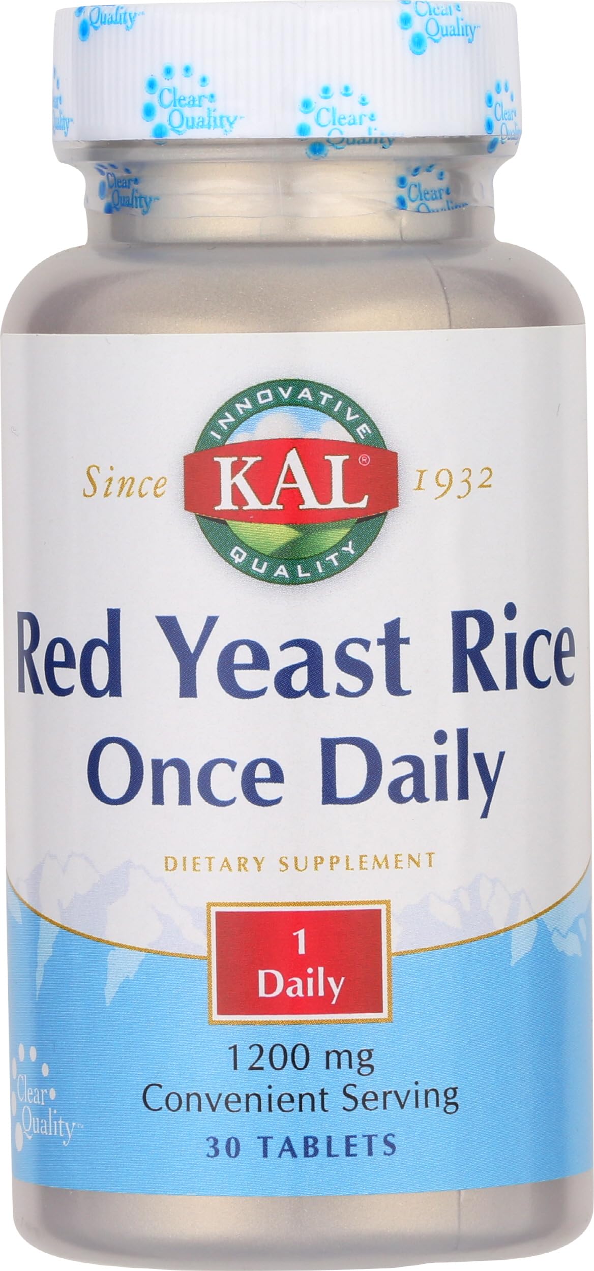 Red Yeast Rice 1200mg Vegan Gluten Free 30 Tablets G61978