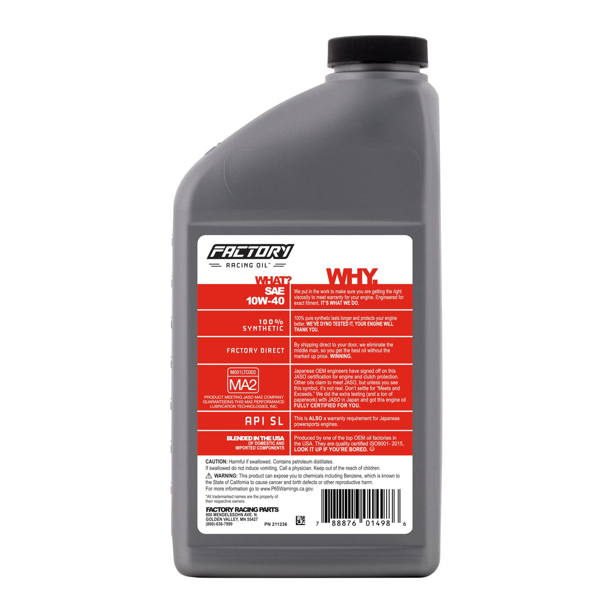 10W40 Oil Change Kit V996376