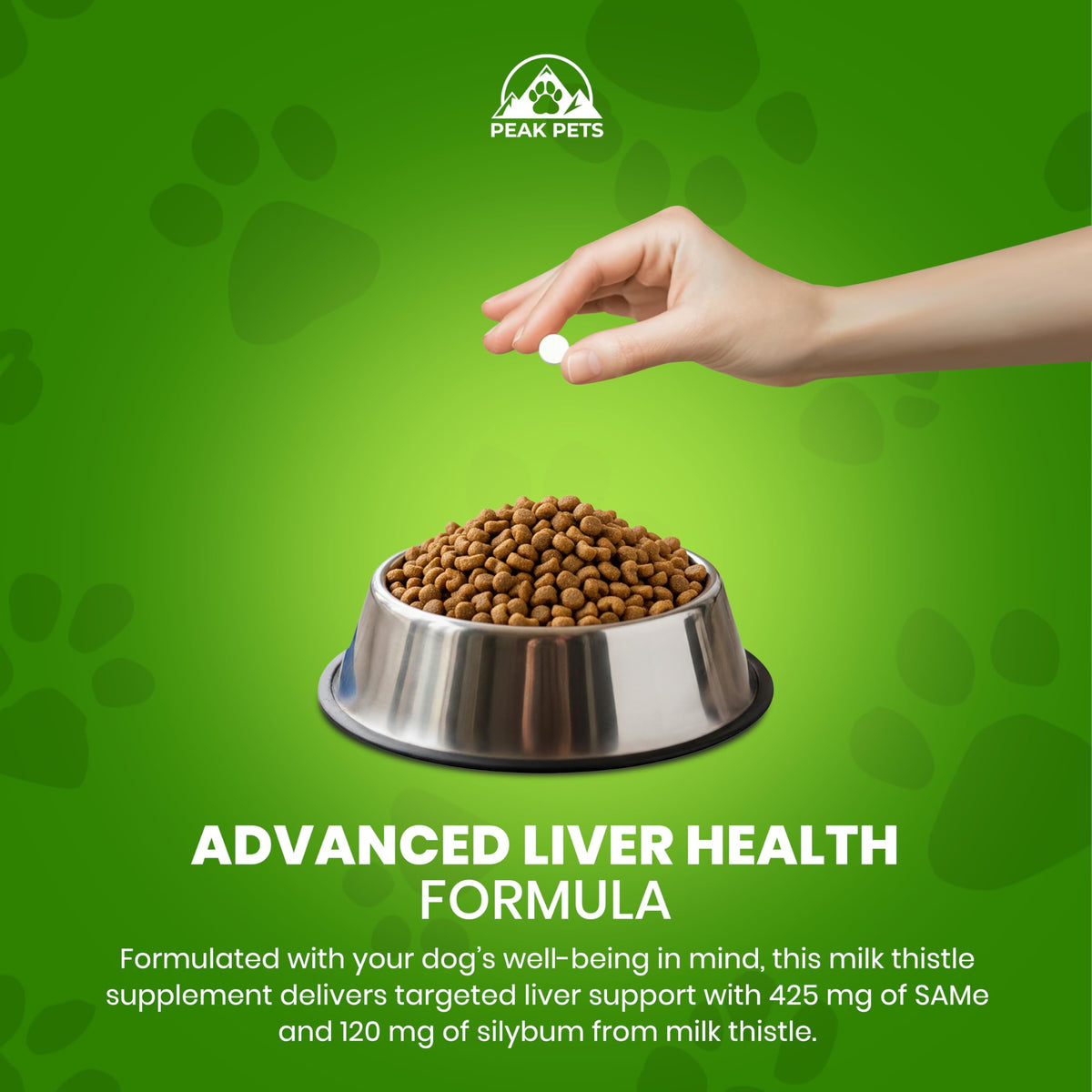Liver Support Supplement for Large Dogs with Milk Thistle - 30 Chewable Tablets U183