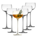 Crystal Cocktail Coupe Glasses, Set of 6 P850