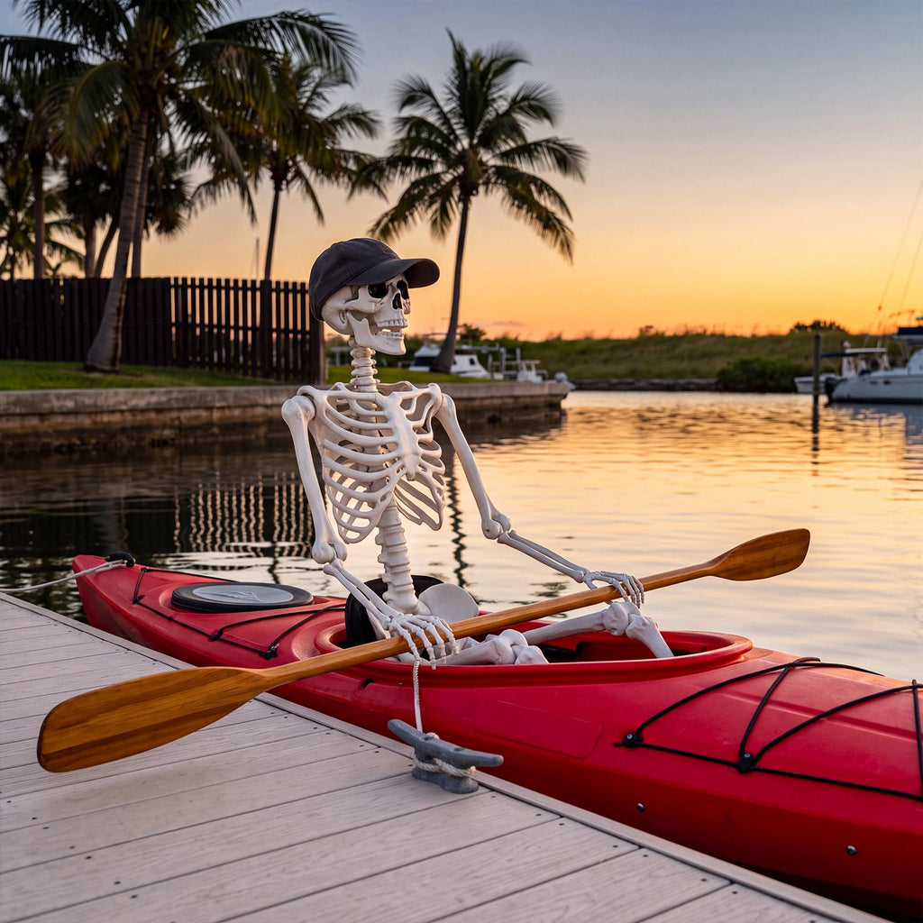 Halloween Life Size Human Skeleton with Posable Joint T9113