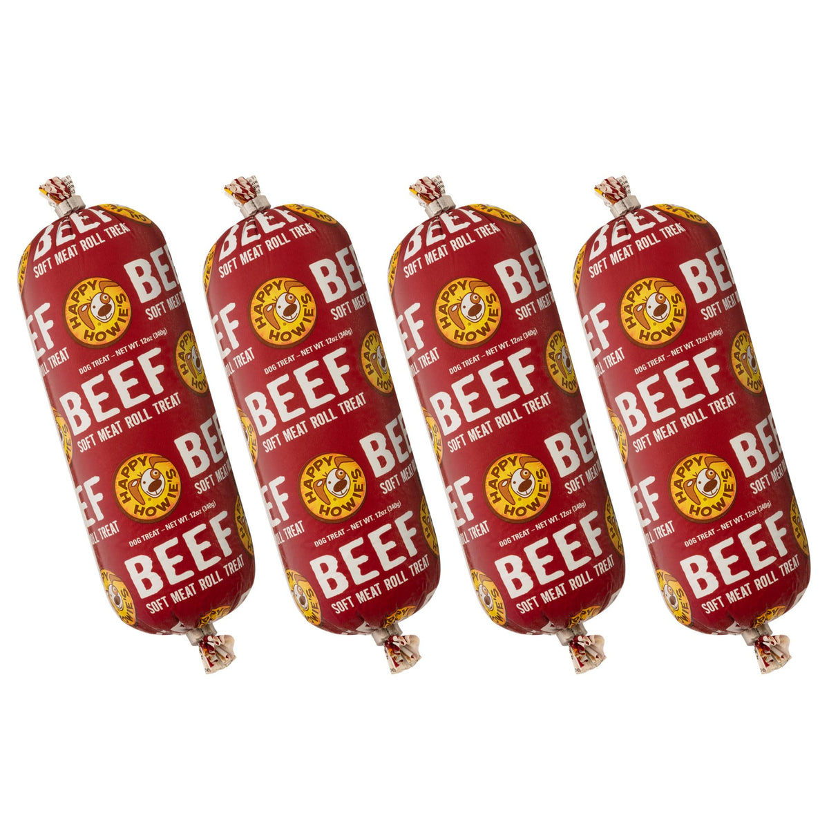 Beef Soft Meat Roll Treat 12 Oz (Pack of 4) G4672
