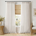 120 Inches Long 2 Panels Linen Curtains M955543