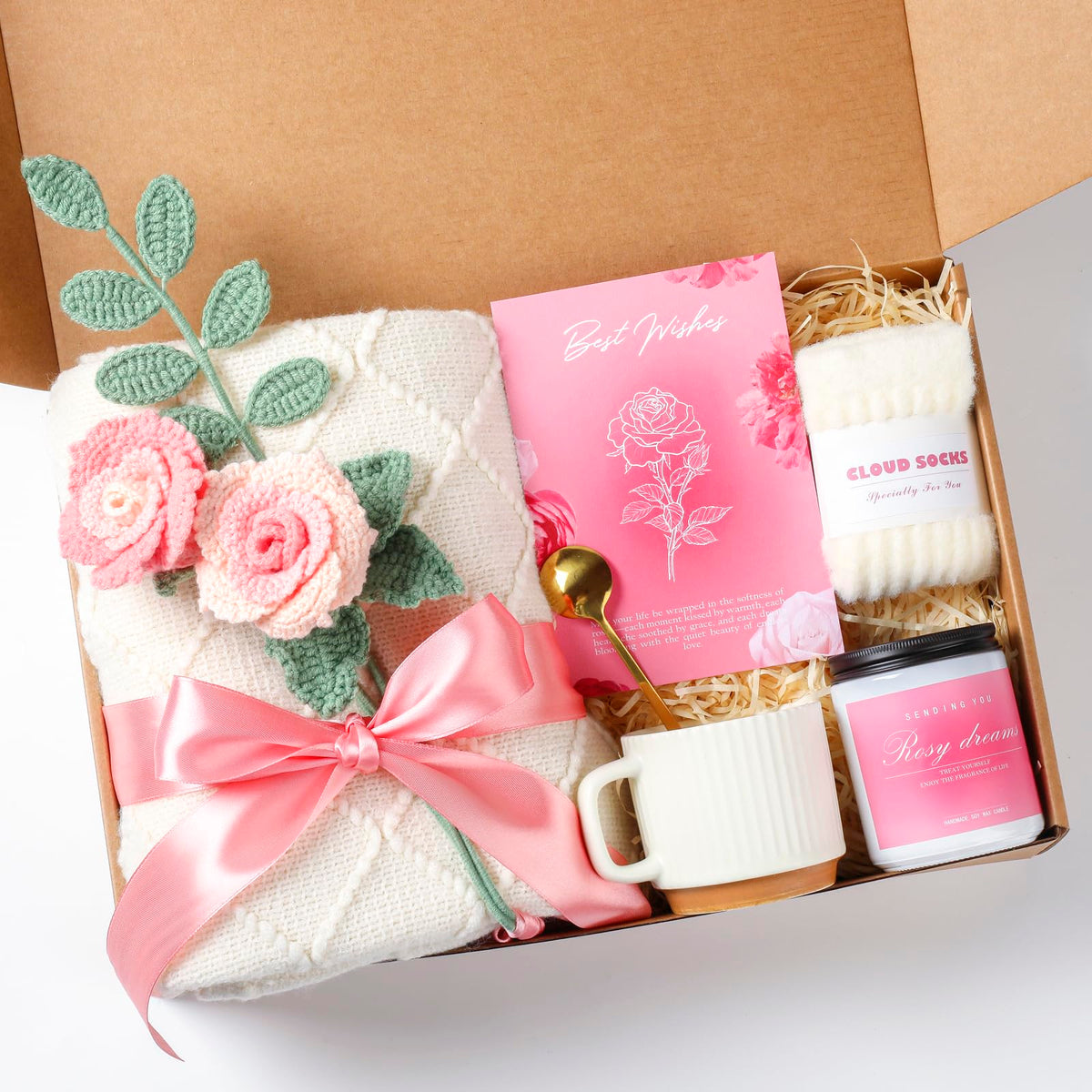 Pink Gift Basket A5559