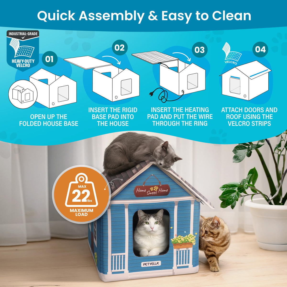 Heated Cat House N46820