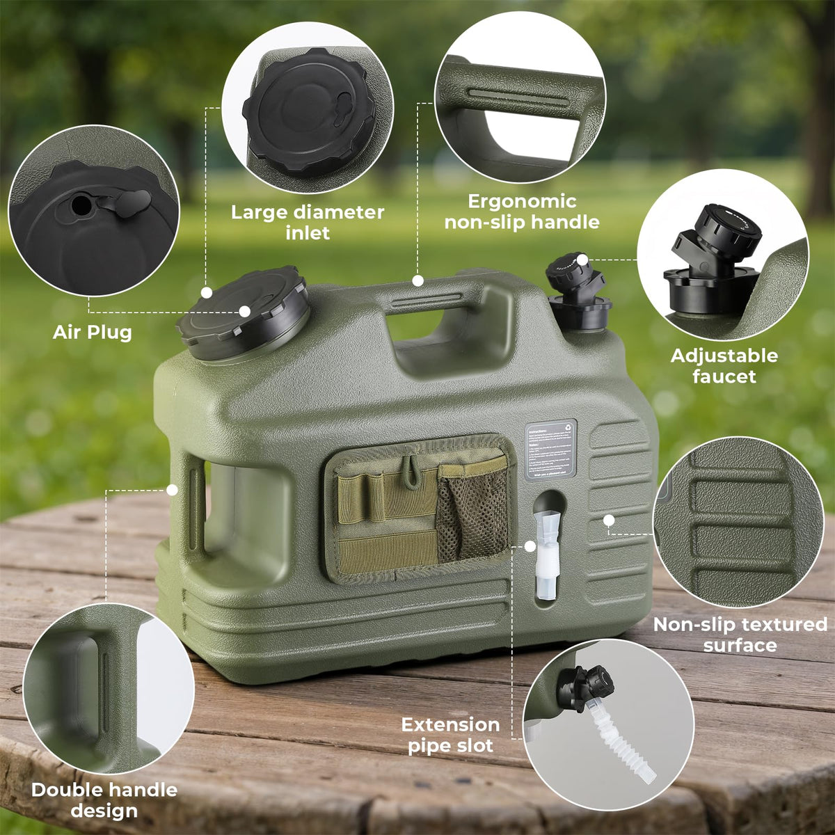 5 Gallon BPA Free Water Container with Spigot K110326