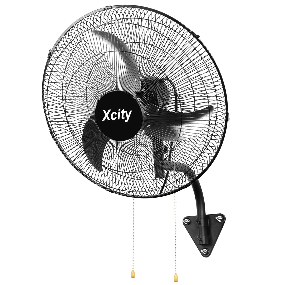 20 inch Industrial Wall Mounted Oscillating Fan, 3-Speed, 5500 CFM, Black G1914