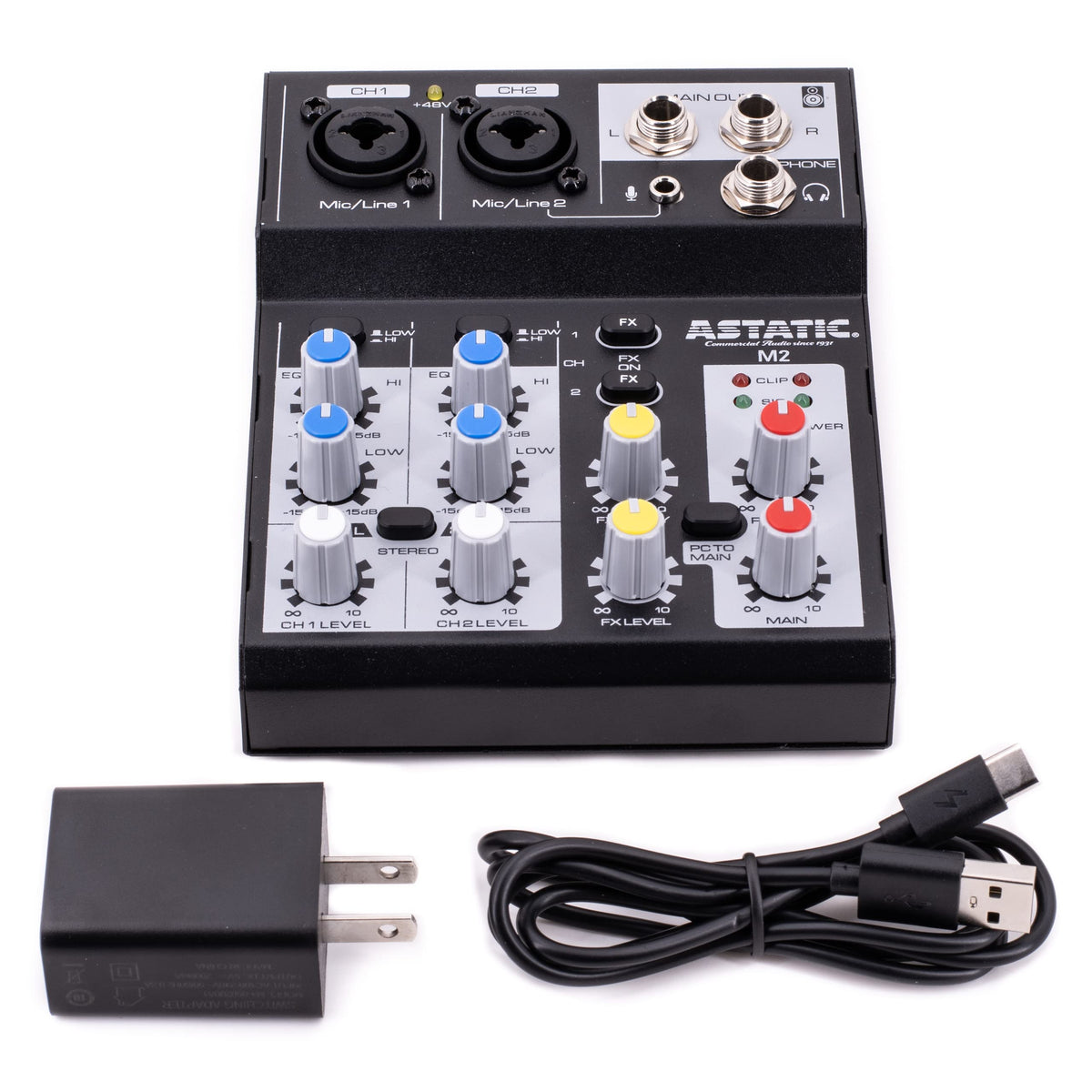 2-Channel Mixer with USB Interface O4890
