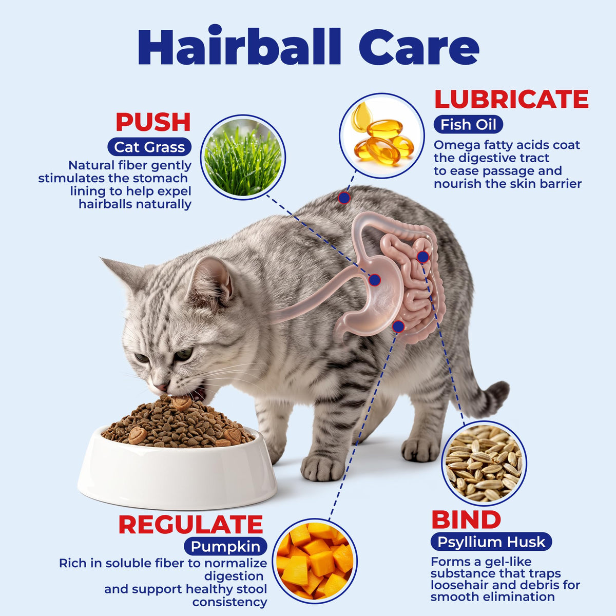 10.58 oz Hairball Bites for Cats W91920