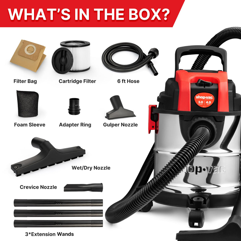 3 Gallon Wet/Dry Vacuum with Blower S1397