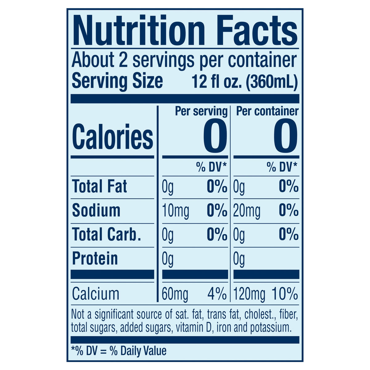 Sparkling Natural Mineral Water 25.3 Fl Oz Glass V357049