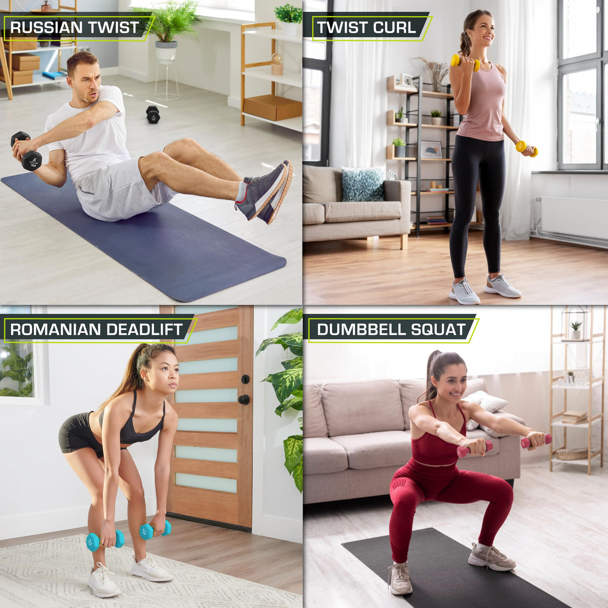 Neoprene Dumbbell Non-Slip Grip D66163