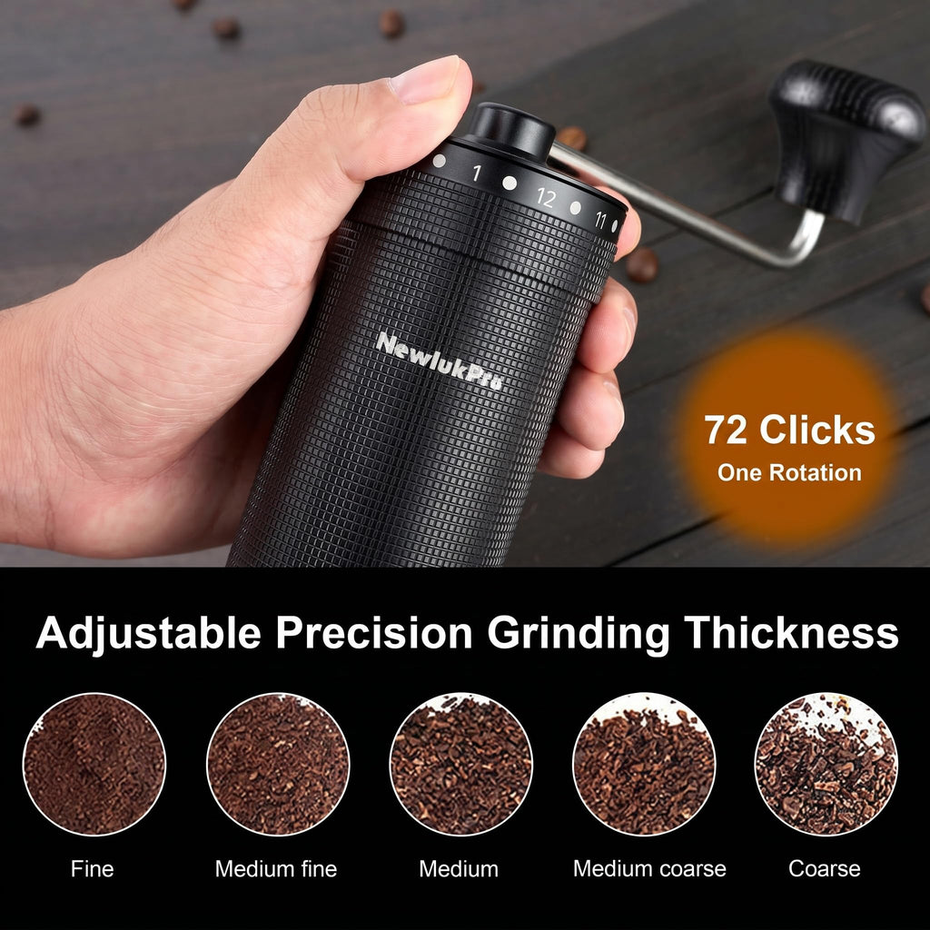 Manual Coffee Grinder, Titanium Conical Burr, 35g Capacity D42731