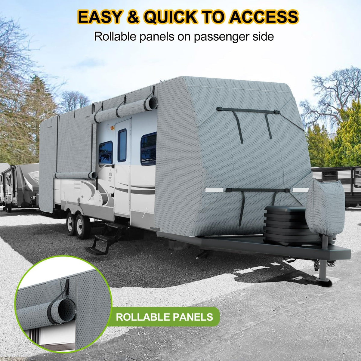 14-16ft 8 Layers Heavy Duty RV Cover U389