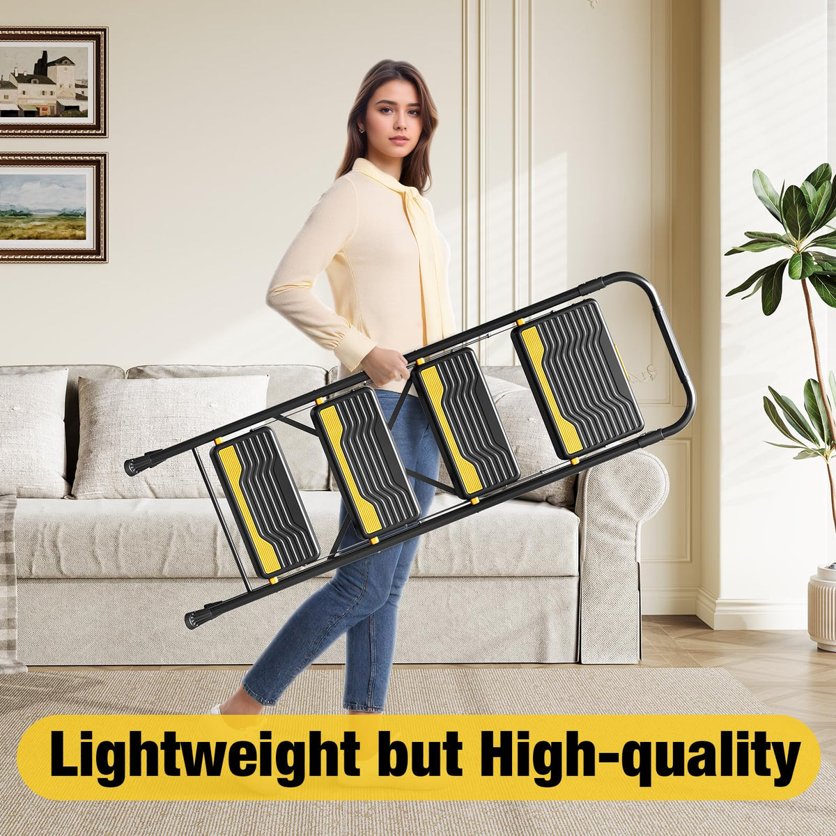 4 Step Ladder Black K787494