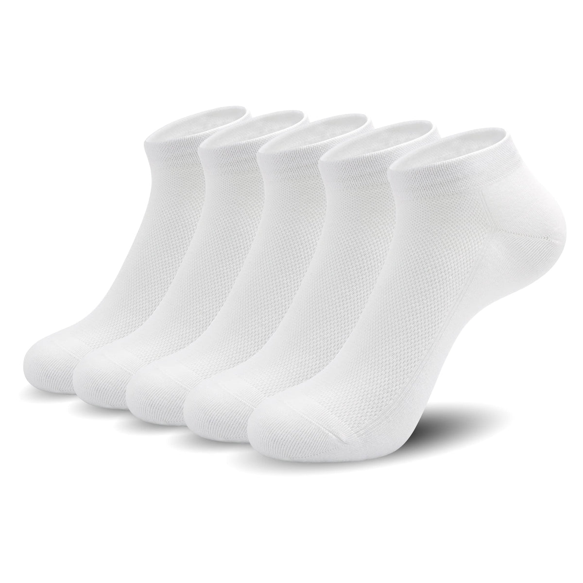 Viscose Bamboo Mesh Ankle Socks 5 Pairs Q560