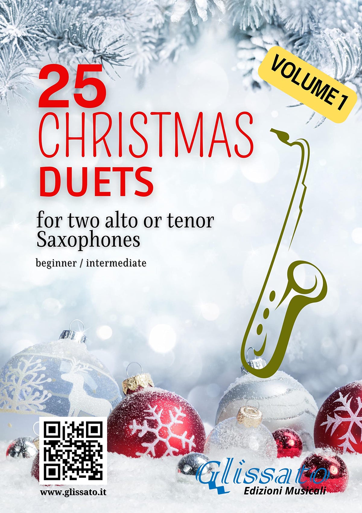 Christmas Duets for Alto or Tenor Saxes Y45843
