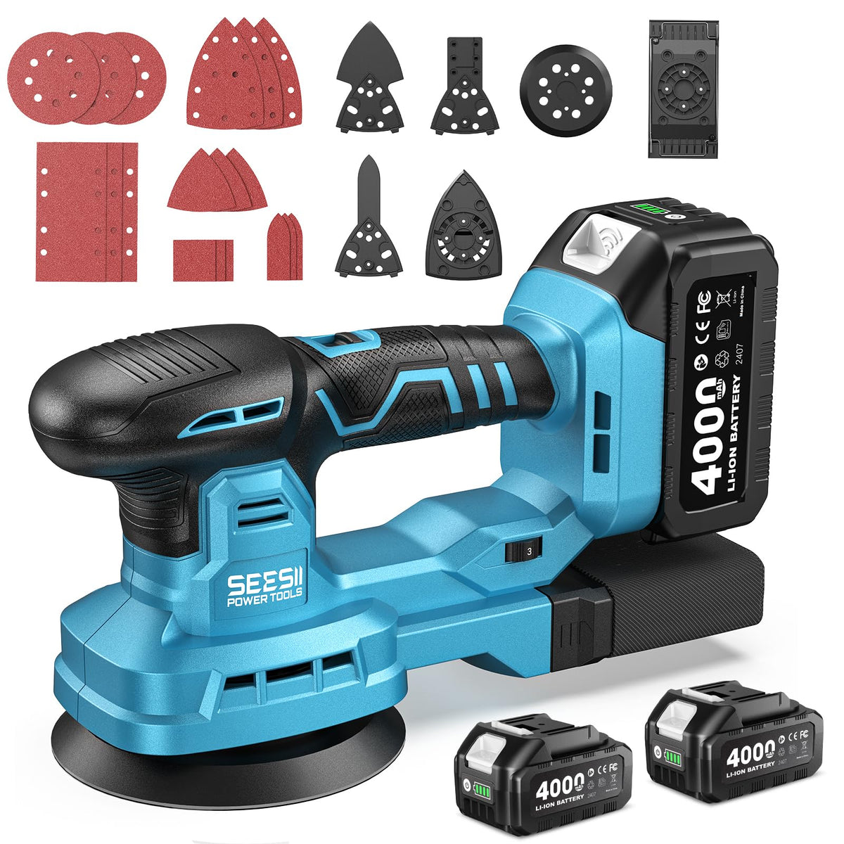 6 Speed Cordless Random Orbit Sander N12004