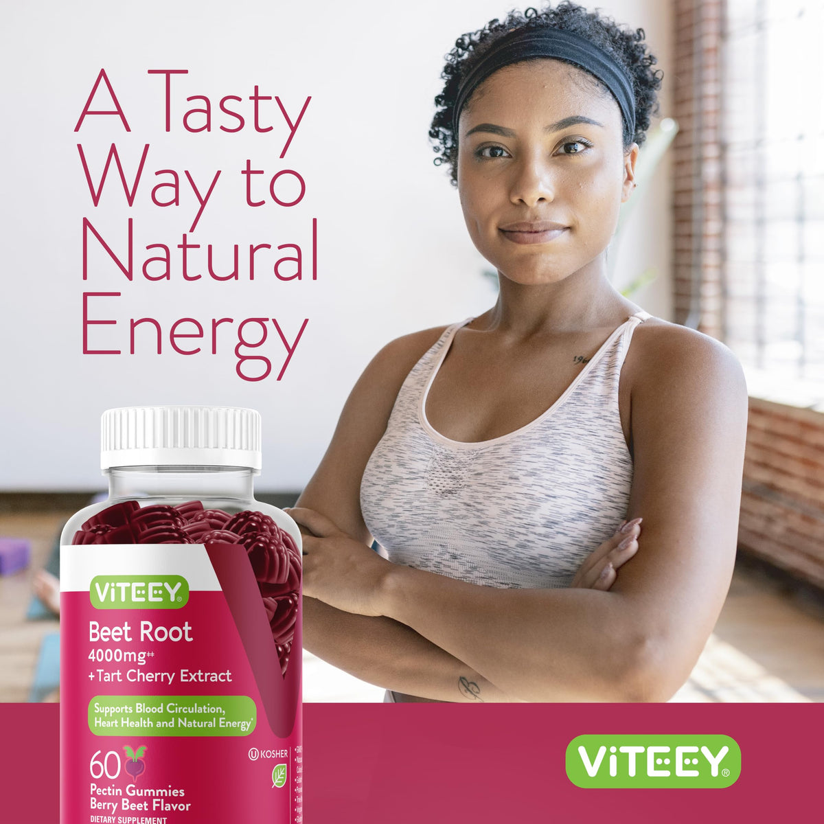 Beet Root Gummies 4000mg & Tart Cherry T528011