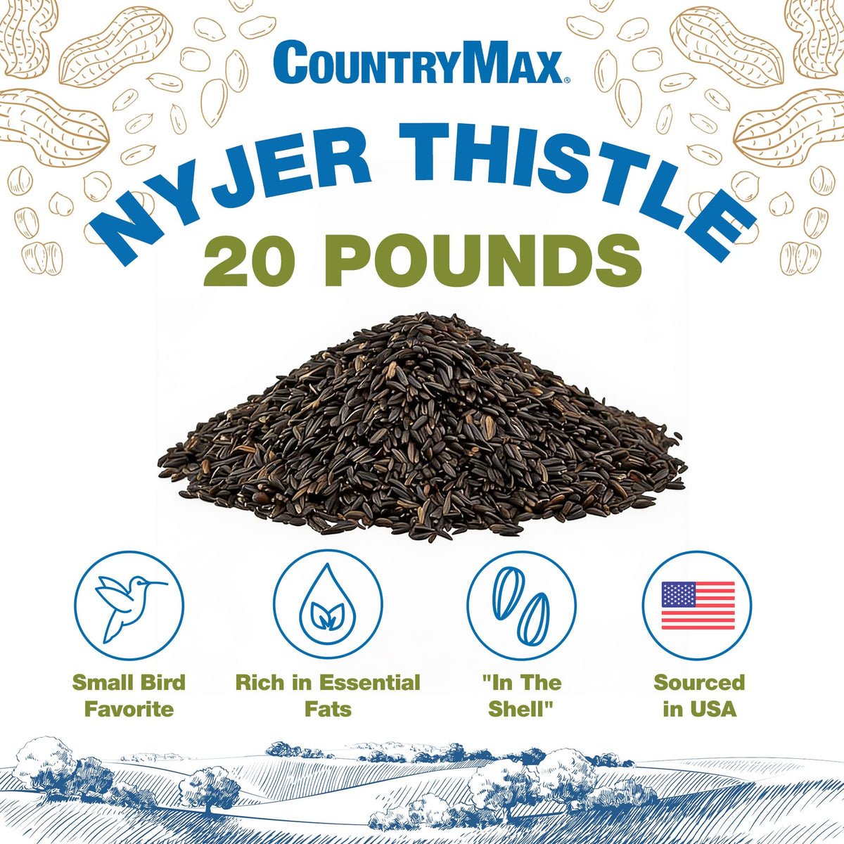 Nyjer Seed for Finches & Songbirds H889