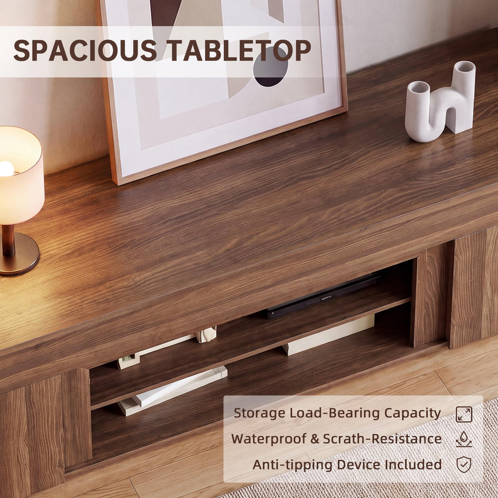 70" Walnut TV Stand N88870