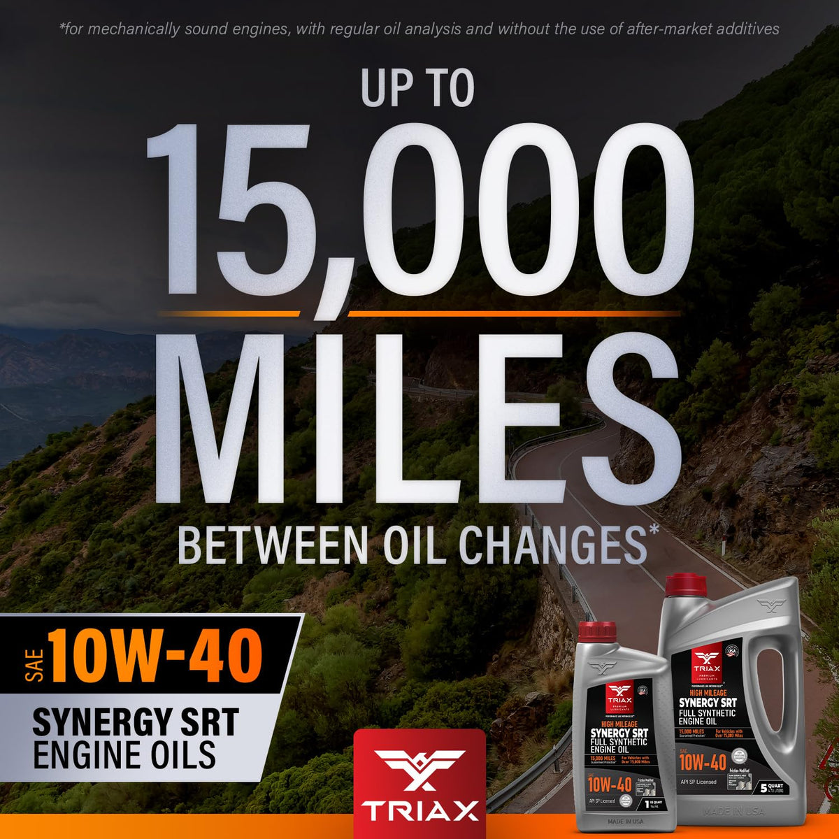 10W-40 Full Synthetic Engine Oil 5 Quart S911