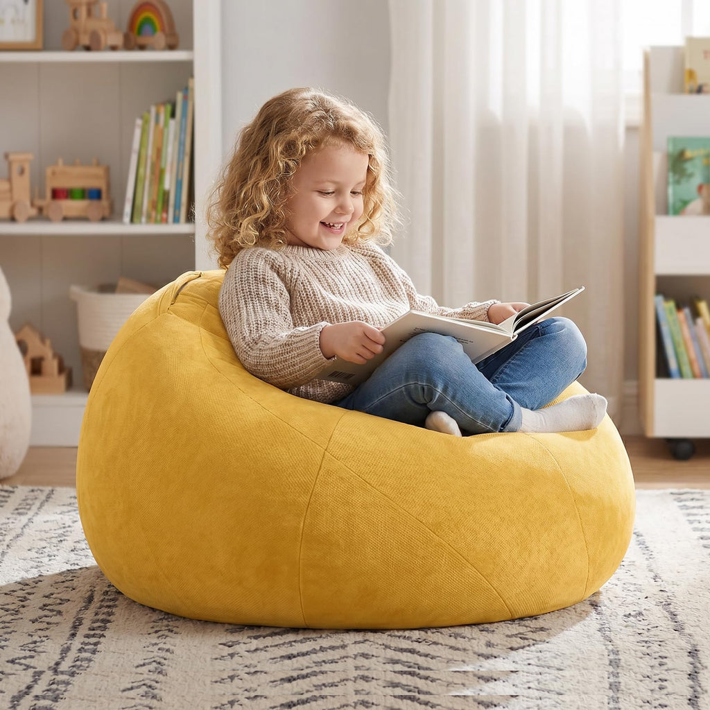 Kids Bean Bag Chair with Armrests N729