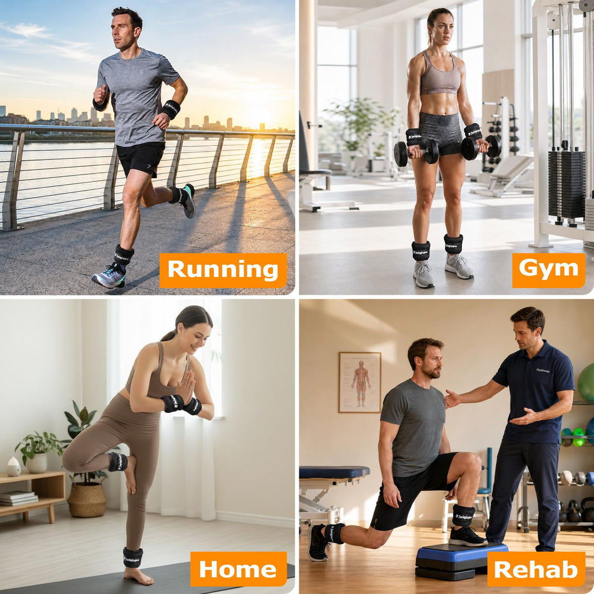 Ankle Weights 1 Pair with Adjustable Straps G922597