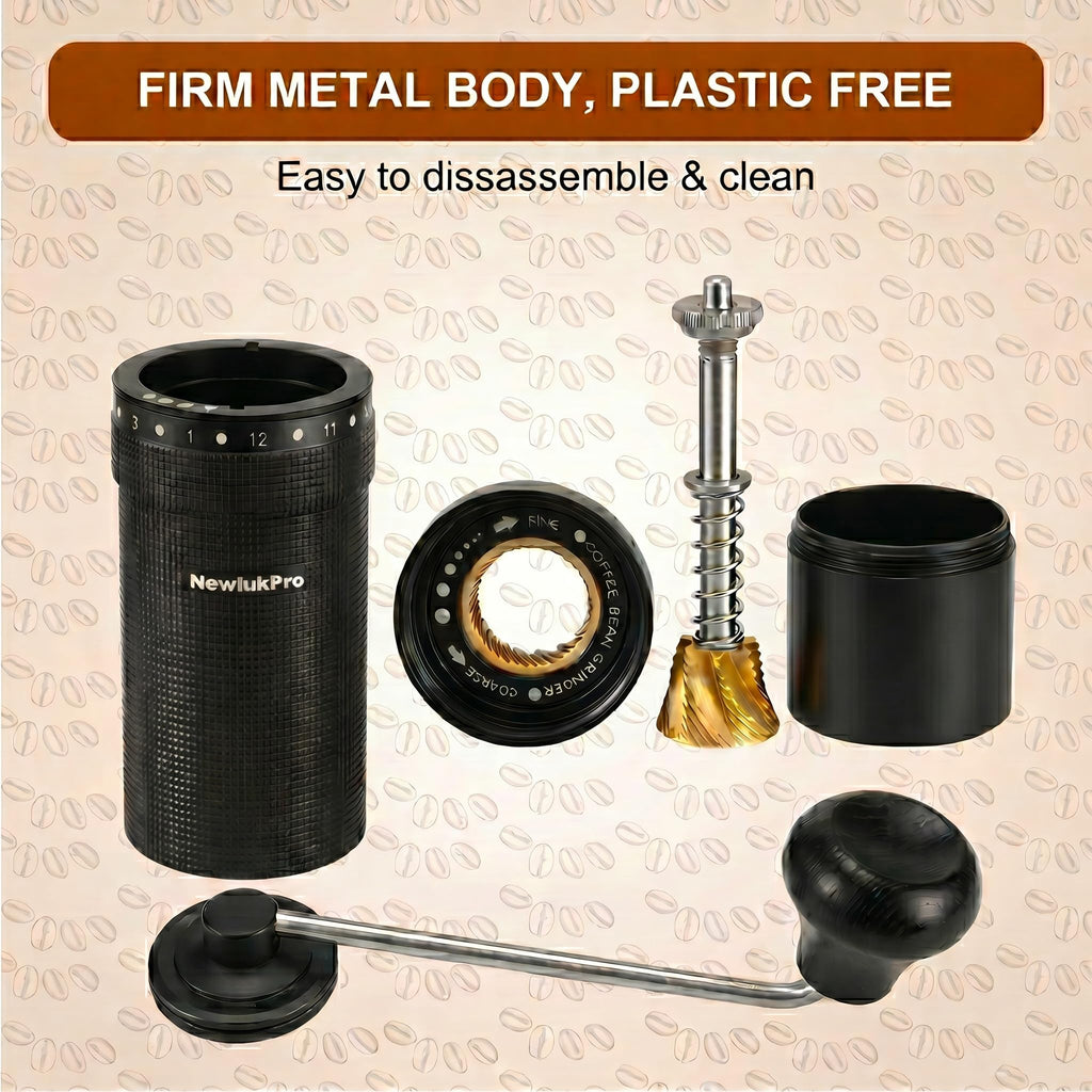 Manual Coffee Grinder, Titanium Conical Burr, 35g Capacity D42731
