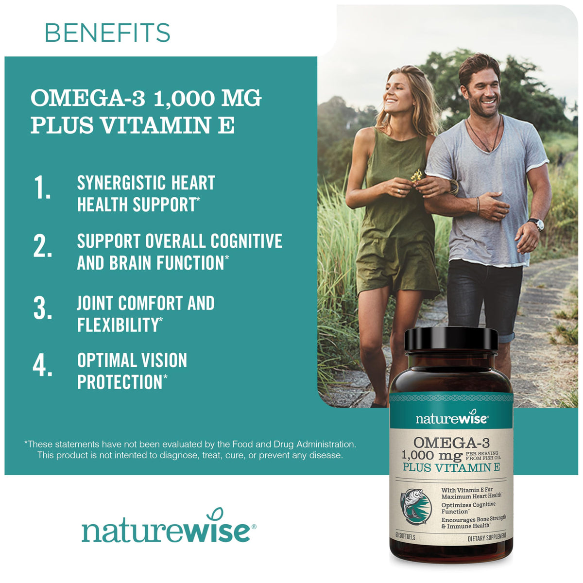 1000mg Omega 3 600mg EPA 400mg DHA 180ct & Vitamin B Complex 150 Softgels Q4003