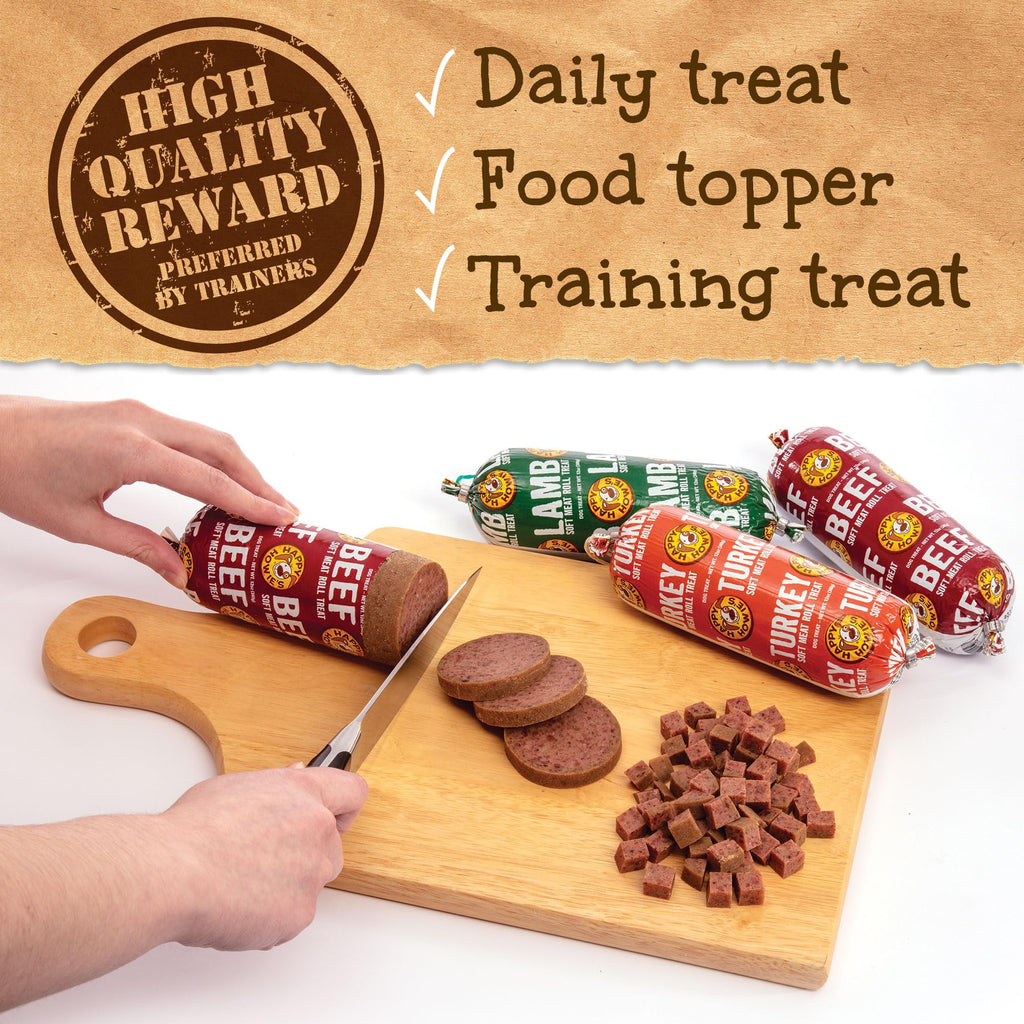 Beef Soft Meat Roll Treat 12 Oz (Pack of 4) G4672