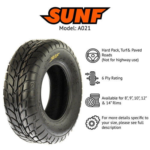 20x7-8 ATV UTV Tire 6 PR Pair of 2 P473